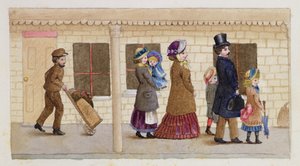 A Station Platformon, Addiscombe, 1883